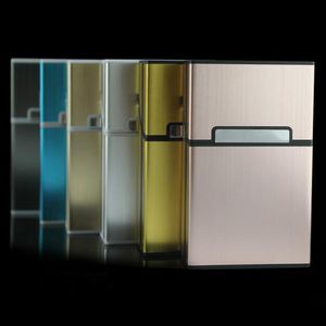 Mooie kleurrijke sigarettenkoffer aluminiumlegering opbergdoos hoge kwaliteit exclusief ontwerp vochtbestendige anti-val vervorming krachtige magneet