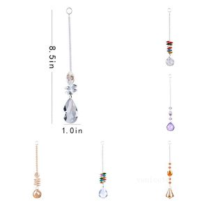 Kleurrijke Crystal Kroonluchter Lamp Verlichting DROPS Hangers Crystal Prism Hanging Bal Glas Prisms Onderdelen Woondecoratie T2I53133