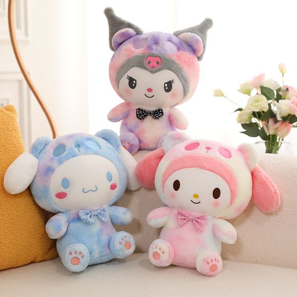 Colorido lindo kuromi plush juguete muñeca almohadas de dibujos animados populares princesa regalo cinnamoroll mi melodía Anime Regalo