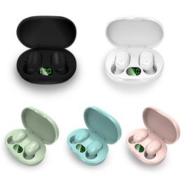 Auriculares multicolores E6S TWS Bluetooth V5.0 Auriculares con sonido de alta fidelidad Emparejamiento automático con pantalla digital LED Auriculares deportivos para ejercicios a prueba de agua a diario