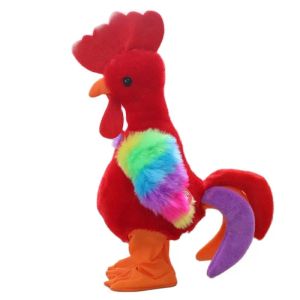 Colorful Pâques Rooster Boisy Toys Electric Chicken Musical Crazy Dancing Chante