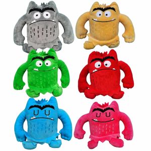 Petit monstre émotionnel coloré en peluche, Animal en peluche doux, monstre pour enfants