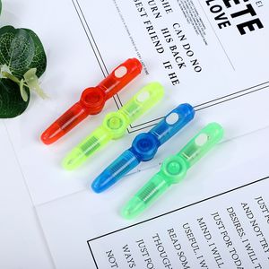 Kleurrijke Flash Gyro Ballpoint Pen Kinderspeelgoed Best verkopende lichtgevende speelgoed kan pennen schrijven