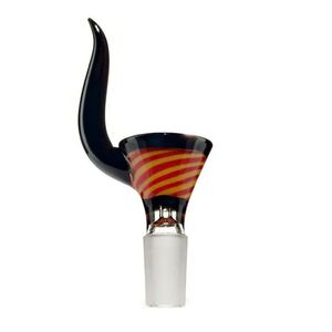 poignée d'entonnoir coloré bong 14mm bol de tabac mâle QBsomk fleur dessin animé herbe toboggan bols à fumer pièce narguilés dab rigs accessoires de bongs