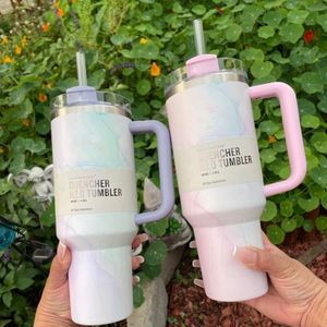 aquarelle tulle néon blanc cosmo rose gobelers cible tasses flamants rouges h2.0 40 oz bouteilles d'eau à la vente bleu 40oz de la Saint-Valentin Citron Citron Pool Tubs