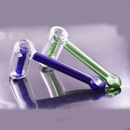 Marteau en verre coloré pipe à tabac perc percolateur barboteur pipe à fumer en verre émoussé Dab rig bongs