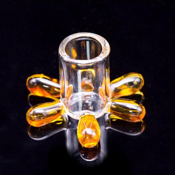 Cachimbas coloridas Soportes de vidrio Fit carb cap bubble 14mm 18mm Macho Hembra banger de cuarzo para tubería de agua