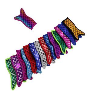 Coloré Glitter Mermaid Tail Anti Freezing Popsicles Sleeves Ice Cream Tools Popsicle Holders Sac d'isolation