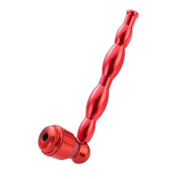 Coloré Gourde Joint En Alliage De Zinc Tuyau Portable Innovant Amovible Filtre Fumer Tube Pipe À Main Sèche Herb Tabac Argent Écran Cap Bol Porte-Cigarette DHL