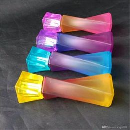 Lampe à alcool dégradé coloré, conduites d'eau bongs en verre hooakahs deux fonctions pour les plates-formes pétrolières bongs en verre