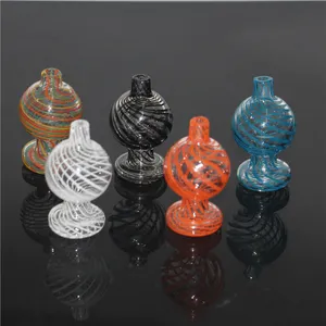 Coloré Heady Glass Carb Cap Fish Smoking Accessaries Unique Type Bowl 14mm Male Joint Oil Dab Wax Rigs Pour Quartz Banger Water Pipes