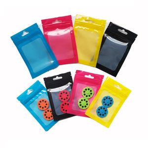 Kleurrijke juwelierszak Digitale elektronische accessoires Visvergifte Zelfafdichtingszakken Transparante plastic verpakkingszak met raam LX6053