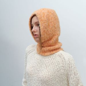 Bonnet en tricot coloré pour femmes, chapeaux à la mode, écharpe de rue chaude d'hiver, casquettes écrémées, couvre-tête, accessoires de chapeaux décontractés