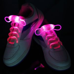 LED FLASS LED colorée lacets de chaussures Party Disco Chaussures Strap Glow Stick Shoelaces Boys Girls Multicolor Shoe Strings