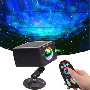 Kleurrijke LED Nachtlampje Base Verstelbare Starry Projector Laser Lamp Met Afstandsbediening Galaxy Light Projector Home Decor Verlichting Voor Baby Slaapkamer