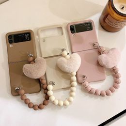 Kleurrijke Love Bracelet Phone Case Geschikt voor ZFLIP4 New Folding Screen Flip3 Hard Case