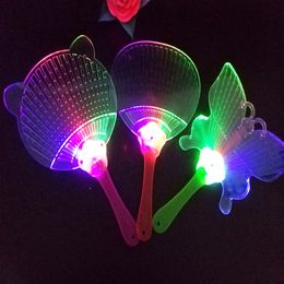 Kleurrijke lichtgevende ventilator, knipperende ventilator, lichtgevend speelgoed, prestatiebalsteun, kleurrijke cartoonflitser, LED-lamp
