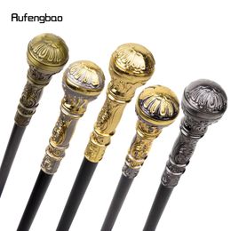 Colorful Luxury Round Handle Fashion Walking Stick for Party Decorative Walking Canne Elegant Crosier Knob Walking Stick 93CM 240416