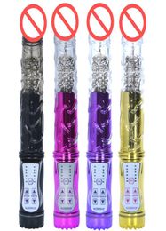 Kleurrijke Multi Speed Functie Konijnenvibrators Gspot Vibrators Rotatie Dildo Vibrator Clitoris Stimulatie Speeltjes Voor Vrouwen2142955