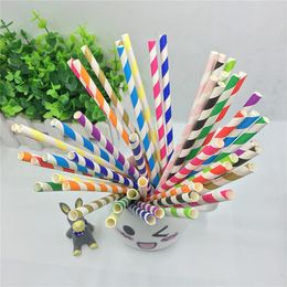 Paille en papier colorée 200 modèles au choix, fournitures de décoration pour fête d'anniversaire et de mariage, livraison gratuite 1