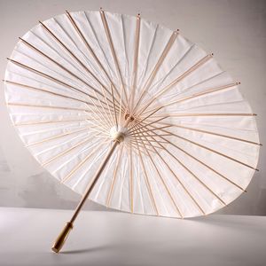 Parapluies en papier blanc parasols de mariage de mariée articles de beauté peinture à la main Mini artisanat de Style chinois