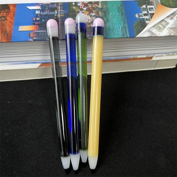 Crayon coloré Dabbers Outil Tuyaux en verre cire Dabber et plates-formes pétrolières dab outils bangs à eau Pour kit d'ongles Narguilés à quartz