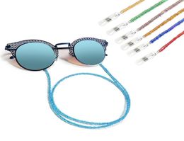 Coloras plaqué 7Colors Petites verres de chaîne de perles Holder Silicone antisliplasse Corde Lunettes de soleil Collier Band accessoires 4623797