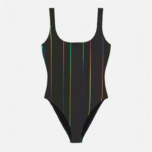 Coloré Imprimé One Piece Maillots De Bain Dames Sexy Bikinis Ensembles Push Up Rembourré Femmes Maillots De Bain Vêtements D'été