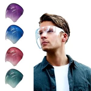 Colorido protector facial Real antiniebla actualización PC Material máscara alargada máscaras transparentes gafas herramientas de cocina