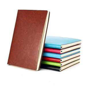 Carnet de notes en cuir PU coloré A5, bloc-notes de voyage, ensemble de journaux d'écriture, carnets de sujet, journaux pour étudiants voyageurs et papier ligné de bureau SN312