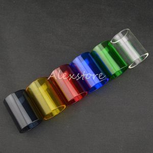 Bouchons de remplacement de tube en verre Pyrex coloré pour Kanger Subtank Toptank Mini Nano Plus Aspire Triton Atlantis V2.0 Arctic Smok TFV8 DHL