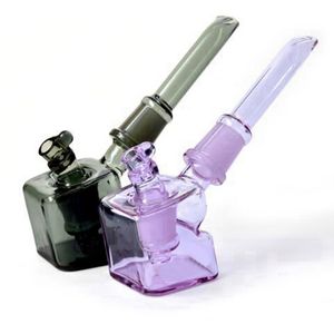 Coloré Pyrex Verre Épais Pipe À Eau Narguilés Kit Herbe Sèche Tabac Porte-Cigarette Filtre Bol Portable Amovible Propre Shisha Fumer Joint Bong DHL