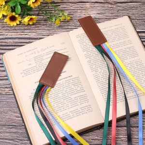 Kleurrijk lezen Multi Leatherette Artificial Leather Bookmark Page Markers Lint