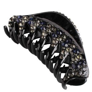 Colorido Rhinestone Big Hair Claw Mujeres Shny Crystal Hairclips Sujeción Headwear Crysral Horquillas Accesorios Clips de agarre Barrett2359