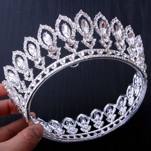 Kleurrijke Ronde Kralen Kristallen Strass Nieuwe Merk Goedkope Trouwjurk Tiara Party Prom Afrikaanse Hoofddeksels Accessoires Evenementen Club Afstuderen