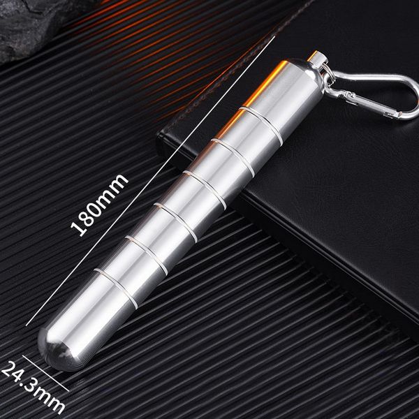 Colorido Fumar Aluminio Sellado portátil Ajustable Extraíble Stash Case Hierba Tabaco Preroll Rolling Roller Cigarette Cigar Tube Holder Tanque impermeable