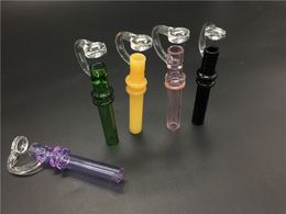 Pipes en verre à la main en verre colorées de Steamrollers Labs verre sur verre CONCENTRÉS TASTERS cire à huile tabac à fumer