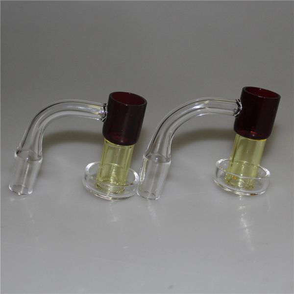 Coloré Terp Slurper Quartz Banger Accessoires pour fumer des ongles Ruby Pearl Pill Carb Cap Marble Vacuum Pour verre bong Pipes Dab Rigs