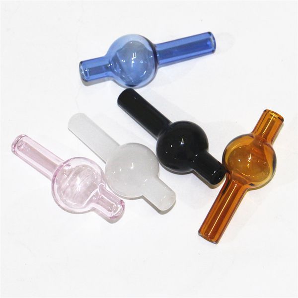 Bouchons de dôme de boule ronde de bulle de bouchon de Carb de boule de verre universelle colorée pour les Bangers thermiques de Quartz OD 20mm