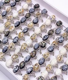Kleurrijke vintage antieke zilveren kleur ovale schaal vingerringband ring voor vrouwen vrouwelijke verklaring boho strand Jewlery cadeau groothandel9186737
