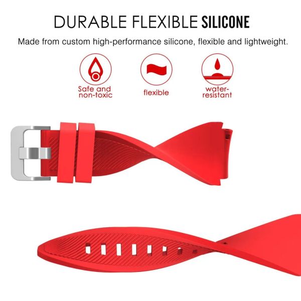 Sangle de bande de montre colorée pour Xiaomi Huami Amazfit Pace Silicone Bracelet Bracelet Band pour Amazfit 2 / 2S Stratos Pace Watch Strap