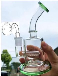5,9 pouces Base de bécher Bong Narguilés Shisha Heady Glass Oil Rigs Pipe en verre de fumée Bongs d'eau en verre avec joint de 14 mm