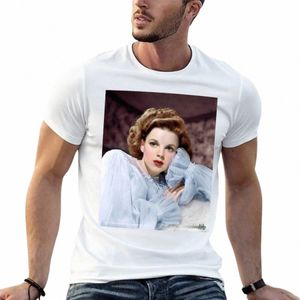 ingekleurd Judy Garland circa 1943 T-Shirt vintage kleding sweatshirt sportfans effen t-shirts mannen 84DA #