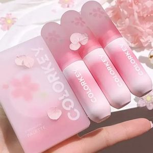 Colorkey Lip Glaze Kleine Color Bomb Kersenbloesem Matte Mousse Lipstick Langdurige non-stick Cup Lip Cosmetica Maquillaje 240315