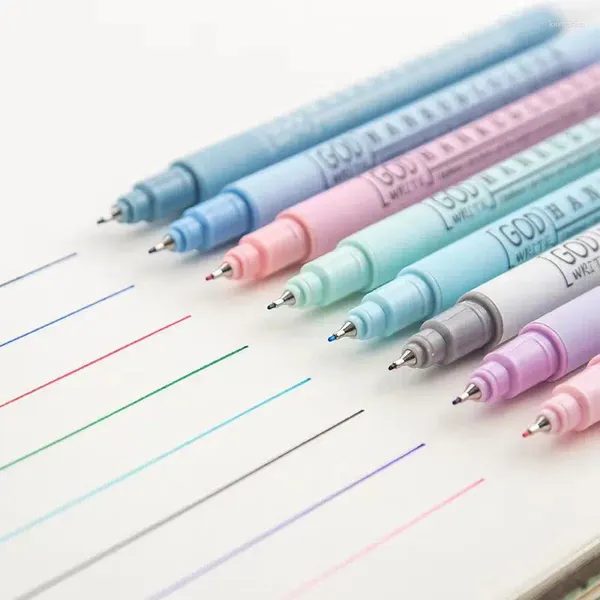 Bolígrafos de colores de punta fina Extra de 0,4mm, planificador de diario a base de agua, bolígrafo de Gel Fineliner para diario, toma de notas y escritura