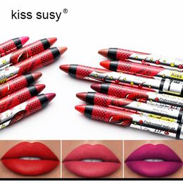 Couleurs Matte Hydrating Lipstick Pen Not Facile to Discolor Lip Lin Spirofroping Sweatproof Low-Key Makeup TSLM1 Crayons