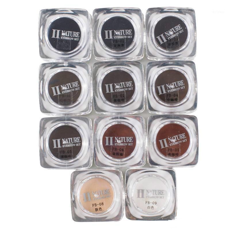 Färger Kvadratisk Flaskor PCD Tatuering Bläckpigment Professionell Permanent Permanent Makeup Supply Set för EyeBrow Lip Make Up Kit1