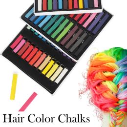 Colores temporales 6/36 colores Crayones para cabello Color no tóxico Color de tiza Pastels Stick Diy Terras de peinado para niñas Cosplay