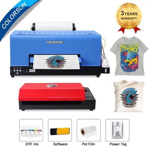 Colorsun A3 DTF-printer Directe filmdrukmachine Roll L805 voor T-shirt Shose Jeanszakken