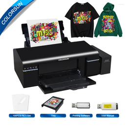 Colorsun A4 DTF-printer voor L805 drukmachine T-shirt hoodies